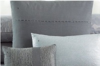 Calvin Klein Knotted Panels European Sham Woodsmoke