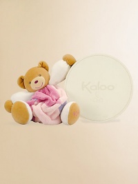 Plume Collection Bears are made from the softest cotton and microfiber for lasting comfort, the unique embroidered face will captivate your little one's imagination. Comes in a signature keepsake box.Standing height, 13 Machine wash Recommended for infants and up Imported