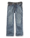 Demin Slim Fit Jean is perfect for back-to-school cool in a classic wash.