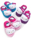 Give her feet a special treat with a pair of these darling slippers from Hello Kitty.