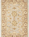 Safavieh Anatolia Collection AN557A Handmade Teal and Brown Hand-Spun Wool Area Rug, 2 Feet by 3 Feet