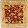 Area Rug 8x8 Square Traditional Red - Gold Color - Safavieh Heritage Rug from RugPal