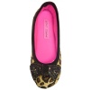 Camel Leopard Betsey Johnson Vicky Loves Velvet Ballet Slippers