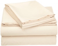 Cathay Home Fashions Luxury Silky Soft  Brushed Microfiber Twin Sheet Set, Cream