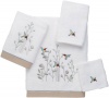 Avanti Premier Hummingbird 4-Piece Towel Set, White