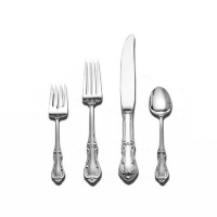 International Silver Joan of Arc 4-Piece Dinner-Size Sterling Flatware Place Setting, Service for 1