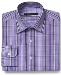 Pair your patterns for extra punch. This dress shirt from Sean John is a cool way to clock in.