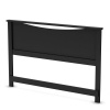 South Shore Step One Collection Full / Queen 54/60-Inch Headboard, Black