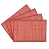 Benson Mills Bali Bamboo Placemats, Brick, Set of 4