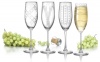 LuminARC Uptown Assorted 8.5 Ounce Flutes, Set of 4