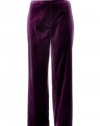 Calvin Klein  The Gramercy Paramour Purple Velveteen Cropped Narrow Leg Trouser Pant 8P