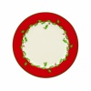 Lenox Holiday Red Dessert Plates, Set of 4