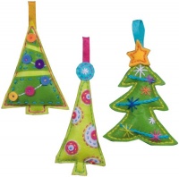 Dimensions Needlecrafts Felt Applique, Cheery Trees Ornaments