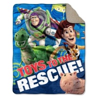 Disney, Toy Story, Team Rescue 40-Inch-by-50-Inch Micro Sherpa Blanket by The Northwest Company