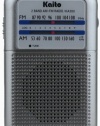 Kaito KA200 Pocket AM/FM Radio, Gray