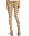 7 For All Mankind Women's Ikat Cropped Skinny Jean in Toffee