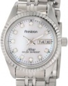 Armitron Women's 752475PMSV NOW Swarovski Crystal Accented Silver-Tone Pink Mother-of-Pearl Dress Watch