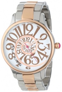 Betsey Johnson Women's BJ00040-17 Analog Two-Tone Optical Dial Watch