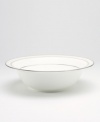 This collection of versatile and stylish round vegetable/salad bowls will coordinate perfectly with a variety of table linens and flatware. An ornate scroll motif trimmed in platinum adds a sophisticated sensibility to your tabletop.