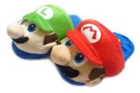 Super Mario Slippers Luigi and Mario