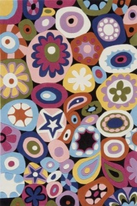 Momeni Flowerburst Rug, Multi, 4' x 6'