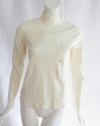 Charter Club Womens Vanilla Bean Mock Turtleneck Long Sleeve Knit Top PS