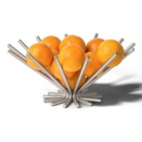 Spectrum 71777 Euro Starburst Fruit Bowl, Satin Nickel