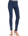 HUE Womens Solid Skinny Jegging, Navy Denim, S (1)