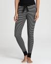 Juicy Couture's striped thermal leggings are perfect for laid-back weekends or cozy nights under the covers.