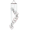 Red Carpet Studio 32-Inch Red Heart Spiral Tunes Chime with Heart Crystals