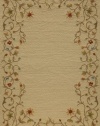 5' x 8' Rectangular Momeni Area Rug VERANVR-28BGE5080 Beige Color Hand Hooked in China Veranda Collection Outdoor