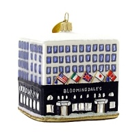 Everyone loves our iconic flagship store. Now you can put it on the tree! Hand-painted from blown glass, this ornament is the next best thing to being at the store.