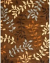 Safavieh Soho Collection SOH833A Handmade Brown New Zealand Wool Area Rug, 3.6-Inch by 5.6-Inch