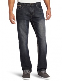 Most Official Seven Men's Washed Denim, Dark Indigo, 44x32