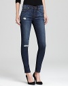 These five-pocket J Brand skinny jeans are slim, sleek and little rough around the edges--just how we like them.