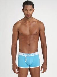 Slim-fitting in stretch Italian cotton with logo waistband. Fresh & Bright Collection Cotton/elastene Machine wash Imported