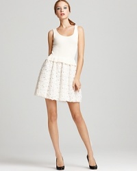 Moschino Cheap and Chic Dress - Knit with Rosette Skirt