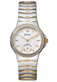 Bulova Women's Diamond Two Tone Watch 98W12