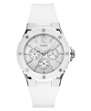 Freshen up your look with this sporty watch from GUESS.