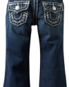 True Religion Boys 2-7 Billy Super-T Natural 5-Pocket Jean, Dark Vintage, 3