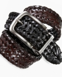 A braided belt from Nautica that he can wear with anything from his blue jeans to his best suit.