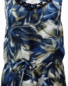 Alfani Women's Status Chic Blouse 8P Blue Multi