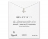 Dogeared Beautiful Butterfly Reminder 18 Necklace - Sterling Silver