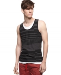 Long sleeves? Long gone. Summer-up with this tank from Bar III.