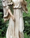 Roman 24.5 Angel with Dove Garden Statue