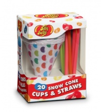 Jelly Belly 20 Cups and Straws