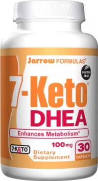 Jarrow Formulas Seven (7)-Keto DHEA (Dehydroepiandrosterone), 100mg, 30 Capsules