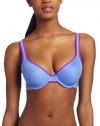 On Gossamer Women's Mesh Contour Bra, Summer Sky/Concord Grape, 36A