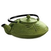 Primula Cast Iron Tea Pot, Green Mist, 28-Ounce