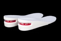 WSWS - Height Increase Elevator Shoes Insole (White Color) for Men - 5 cm (Approximately 2 Inches) Taller - White Color + a Free WSWS Shoe Cleaning Cloth